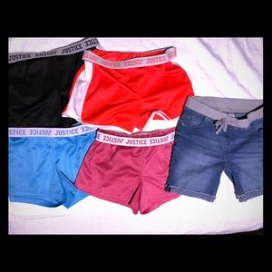 Justice Girls shorts Lot size 16